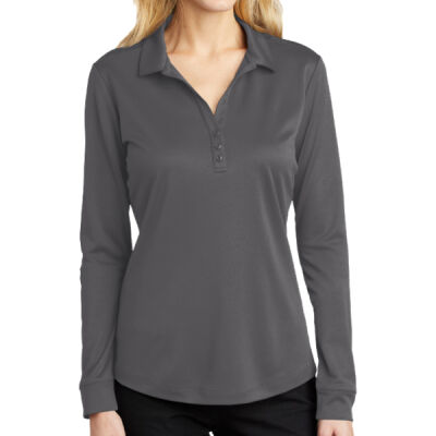 Women's Silk Touch Performance Long Sleeve Polo Thumbnail