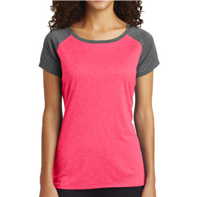 Ladies Heather On Heather Contender Scoop Neck Tee Thumbnail